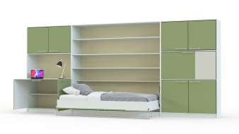 Шкаф-кровать трансформер Летто BMS со столом