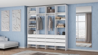 Стеллаж для одежды Мирта 64 BMS