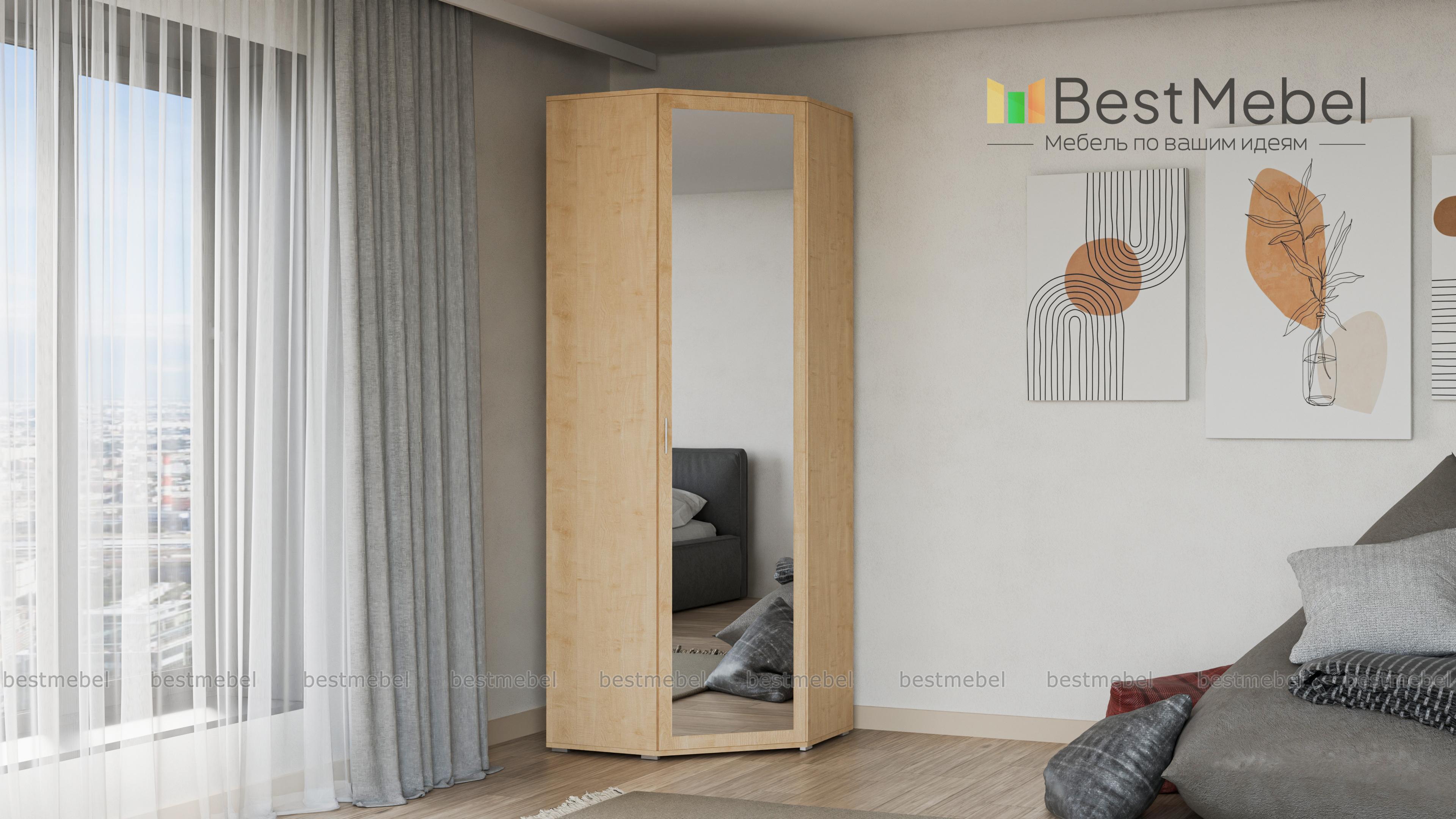 Шкаф угловой ШК-814 Мелисса BMS - Фото