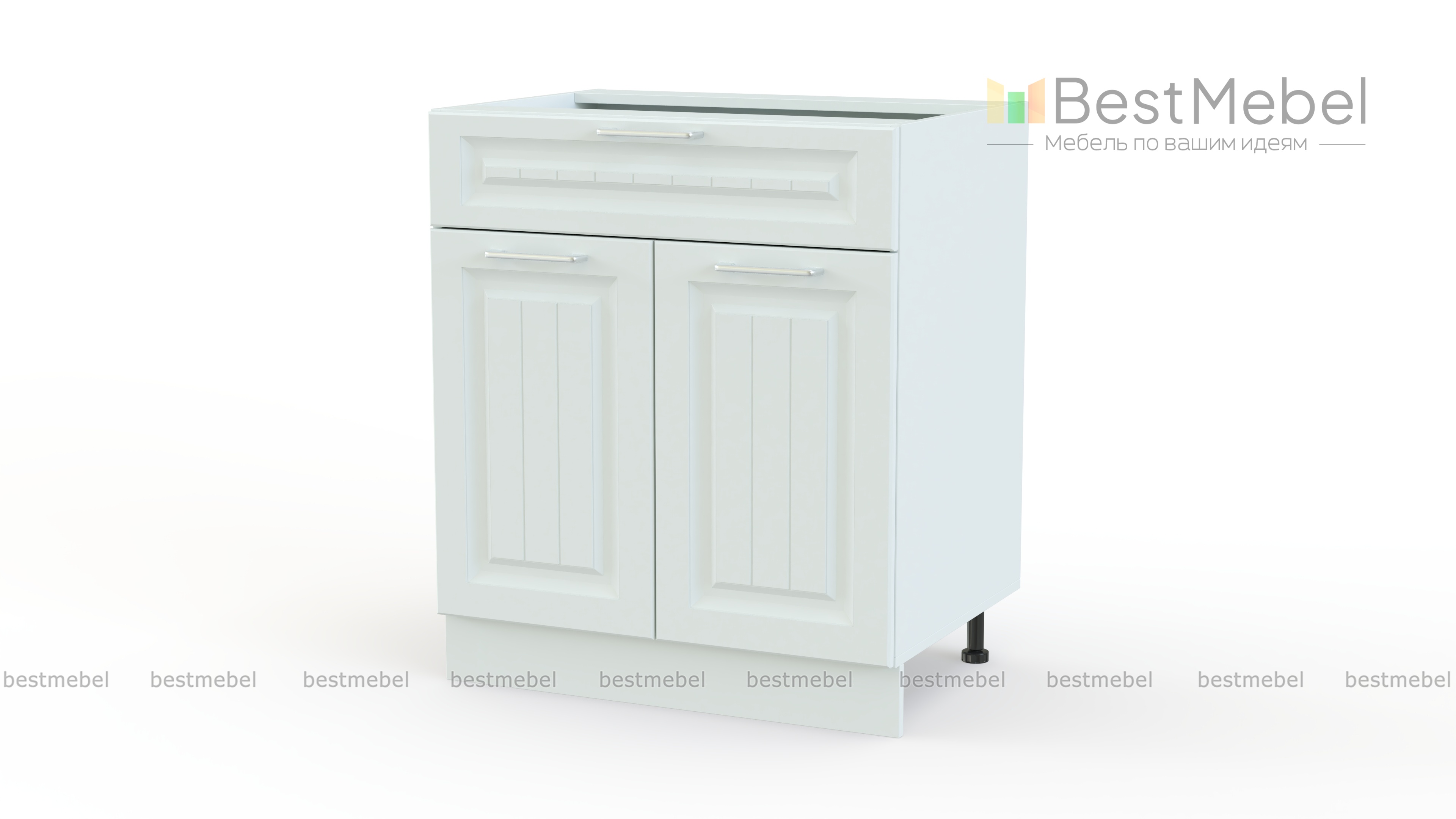 Шкаф нижний с 2-мя дверцами и ящиком Европа BMS