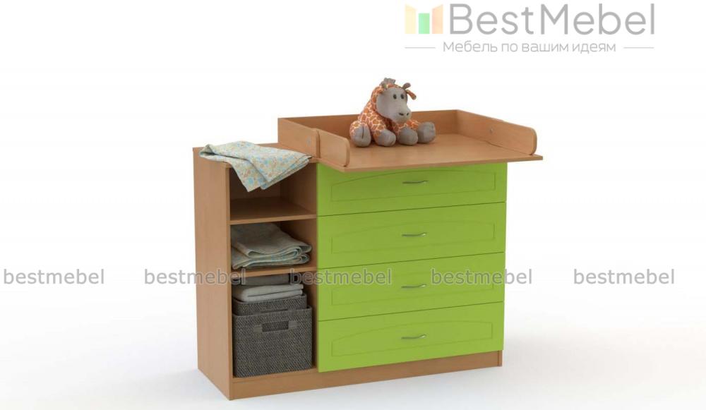 Комод пеленальный Уолли 10 BMS - Фото