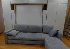 Шкаф-кровать с диваном Классика BMS