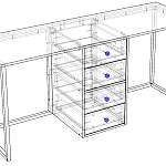 Стол письменный Пьеро 13.10 BMS