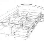 Схема сборки Кровать с тумбочками Вена BMS