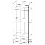 Схема сборки Шкаф распашной Аморет 10 BMS