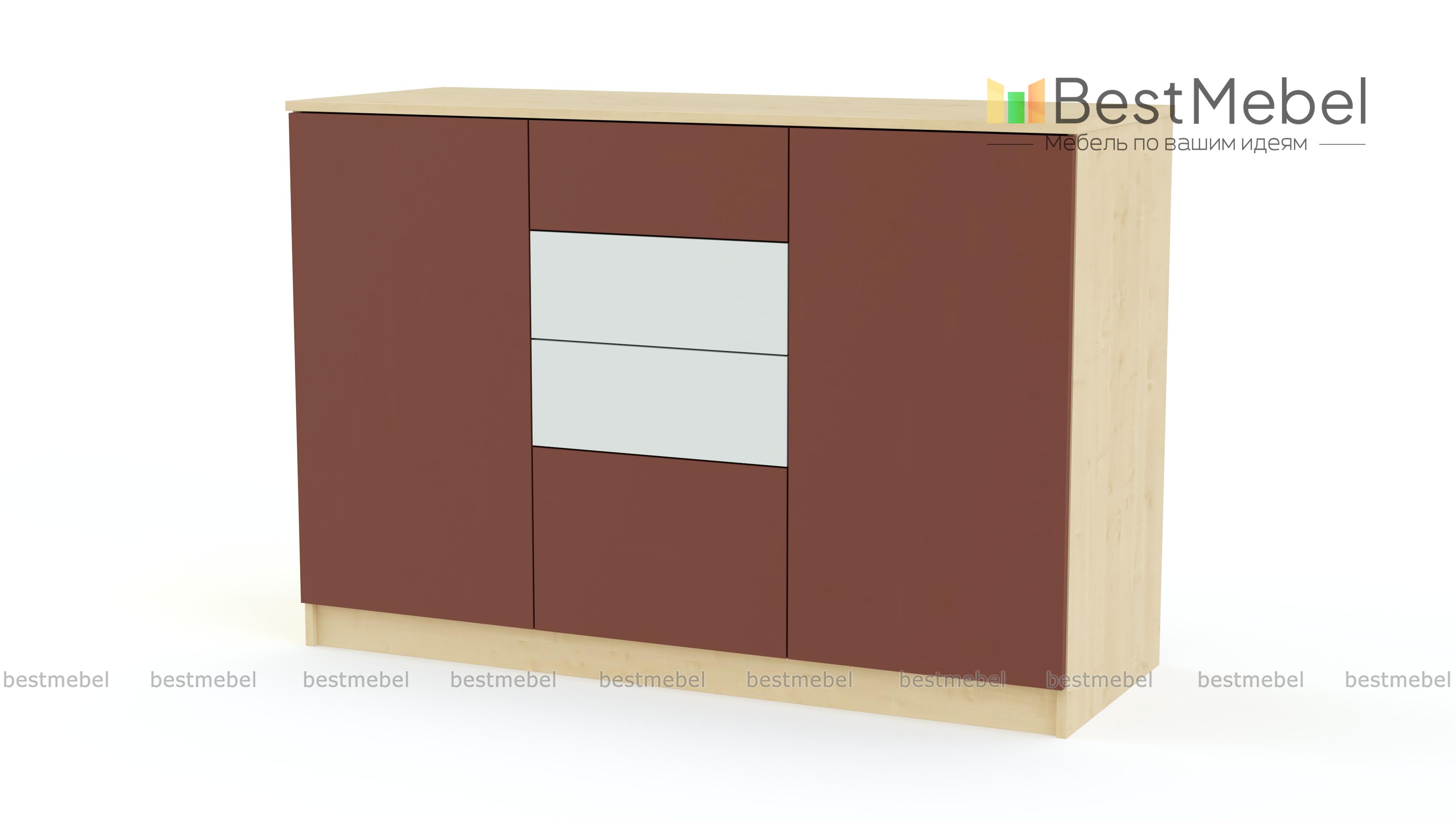 Комод Шайн 17 глянцевый BMS - Фото