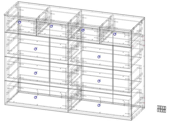 Комод Эден-10 (1540х1100х450)