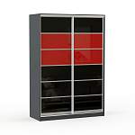 Шкаф-купе двухдверный Стандарт Цветные стекла BMS - Фото 4