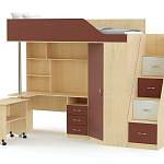 Детская кровать чердак Мерабель 1 BMS - Фото 6