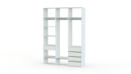 Стеллаж для одежды Мирта 17 BMS (1700х2400х500)