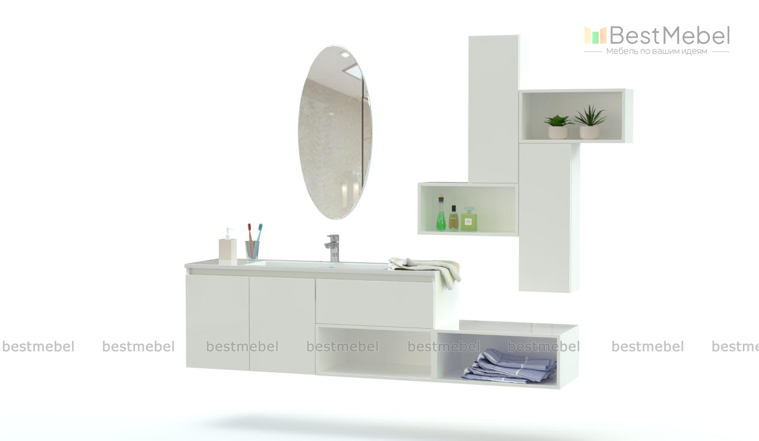 Мебель для ванной Глосс 4 BMS