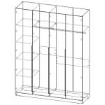 Схема сборки Шкаф распашной Ализе 12 BMS