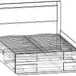 Схема сборки Кровать Кармен BMS