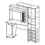 Схема сборки Стол компьютерный Тип 6 BMS