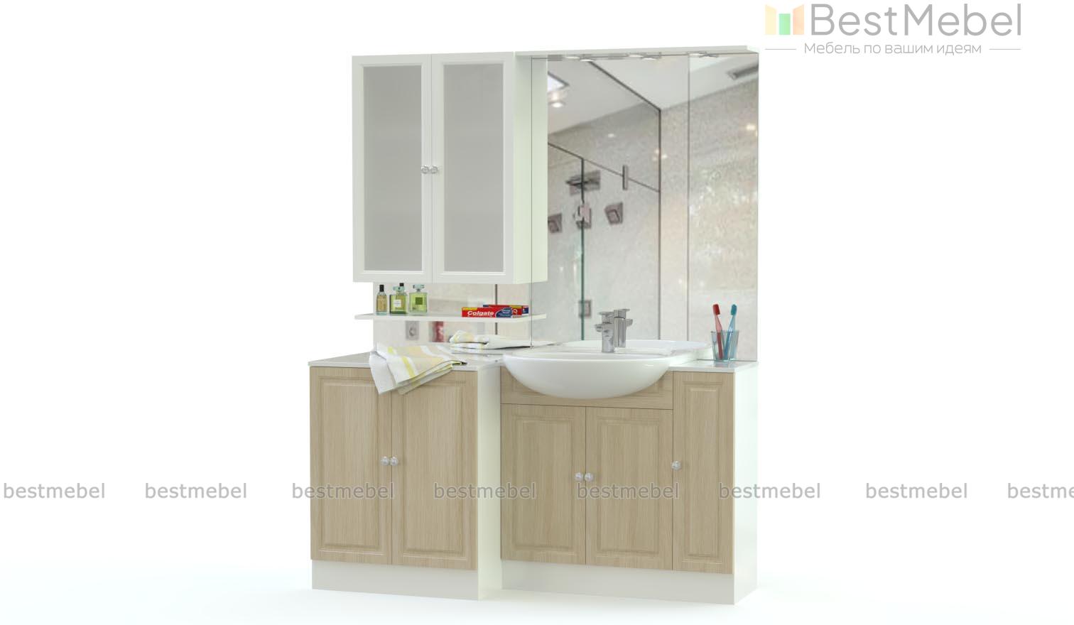 Комплект для ванной комнаты Ассоль 3 BMS - Фото