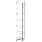 Шкаф распашной Ализе 3 BMS
