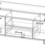 Схема сборки Тумба под ТВ TV-15 108.015 BMS