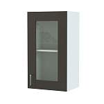 Шкаф верхний с 1-ой остекленной дверцей Лофт BMS - Фото 1