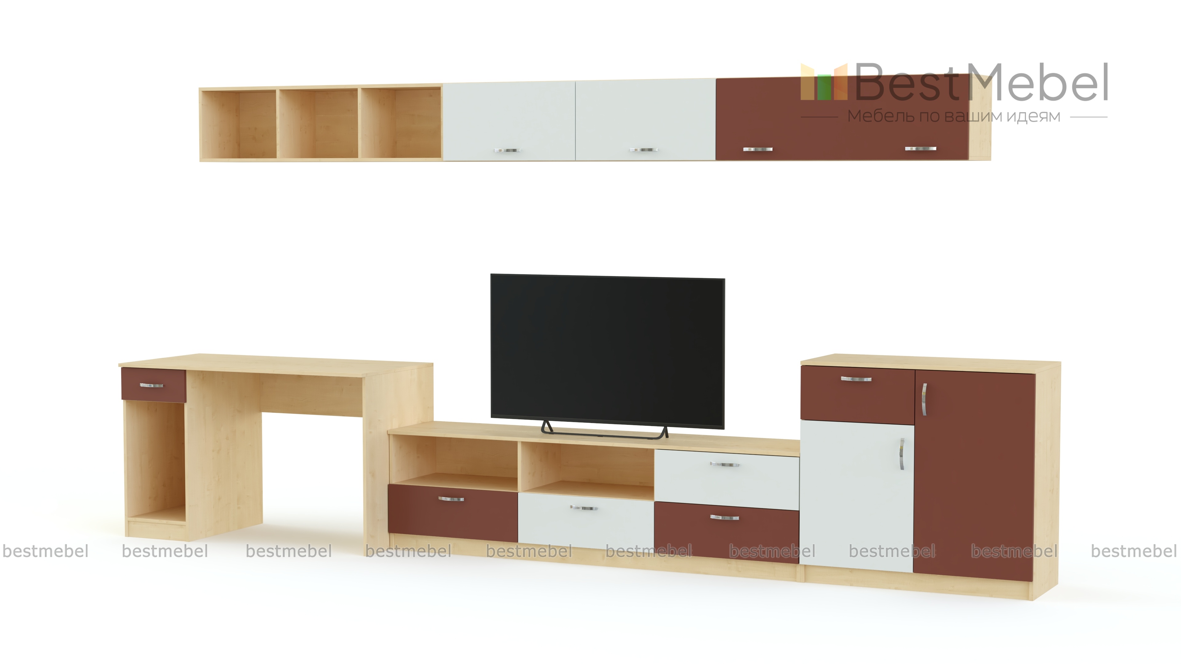 Стенка с рабочей зоной Мирикл BMS