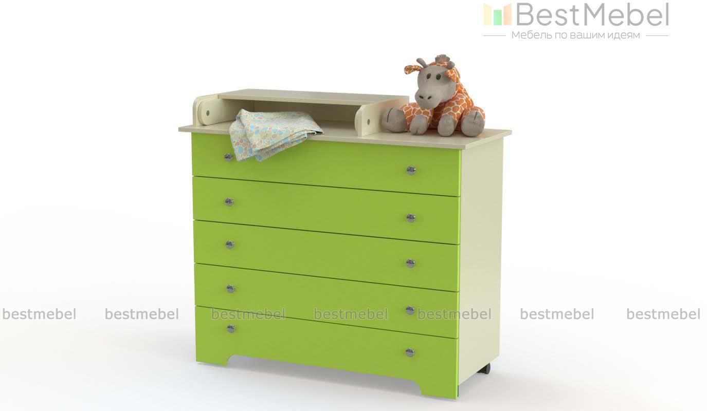 Пеленальный комод Антик Нео 4 BMS - Фото