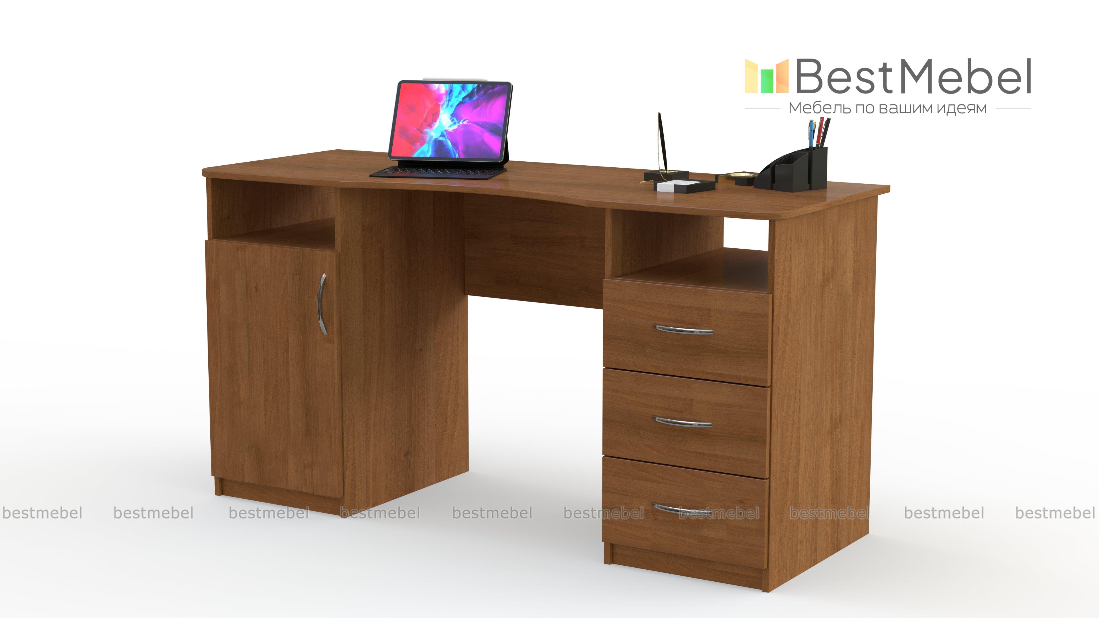 Письменный стол 2х тумбовый BMS - Фото