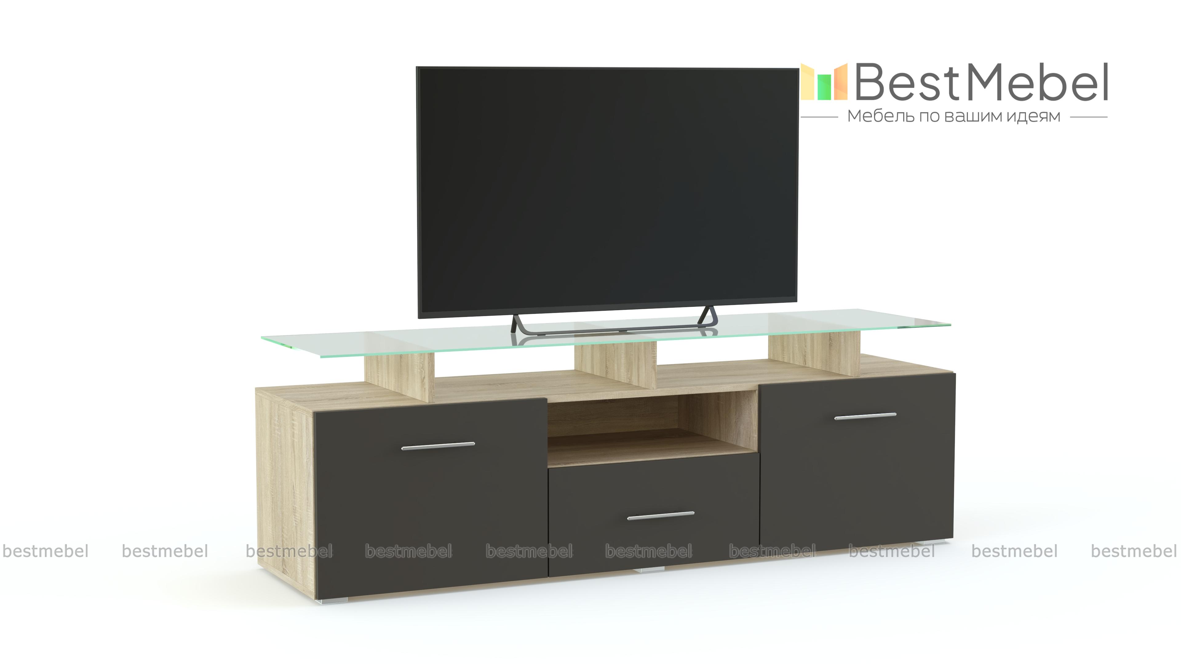 Тумба под ТВ Блеск 4 глянец BMS - Фото