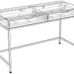 Стол письменный Осло 10 BMS