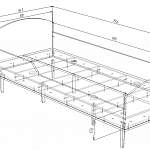 Чертеж Кровать Лоск Нео 19 BMS