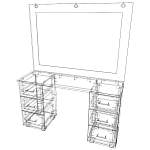 Схема сборки Туалетный столик Вирджиния BMS