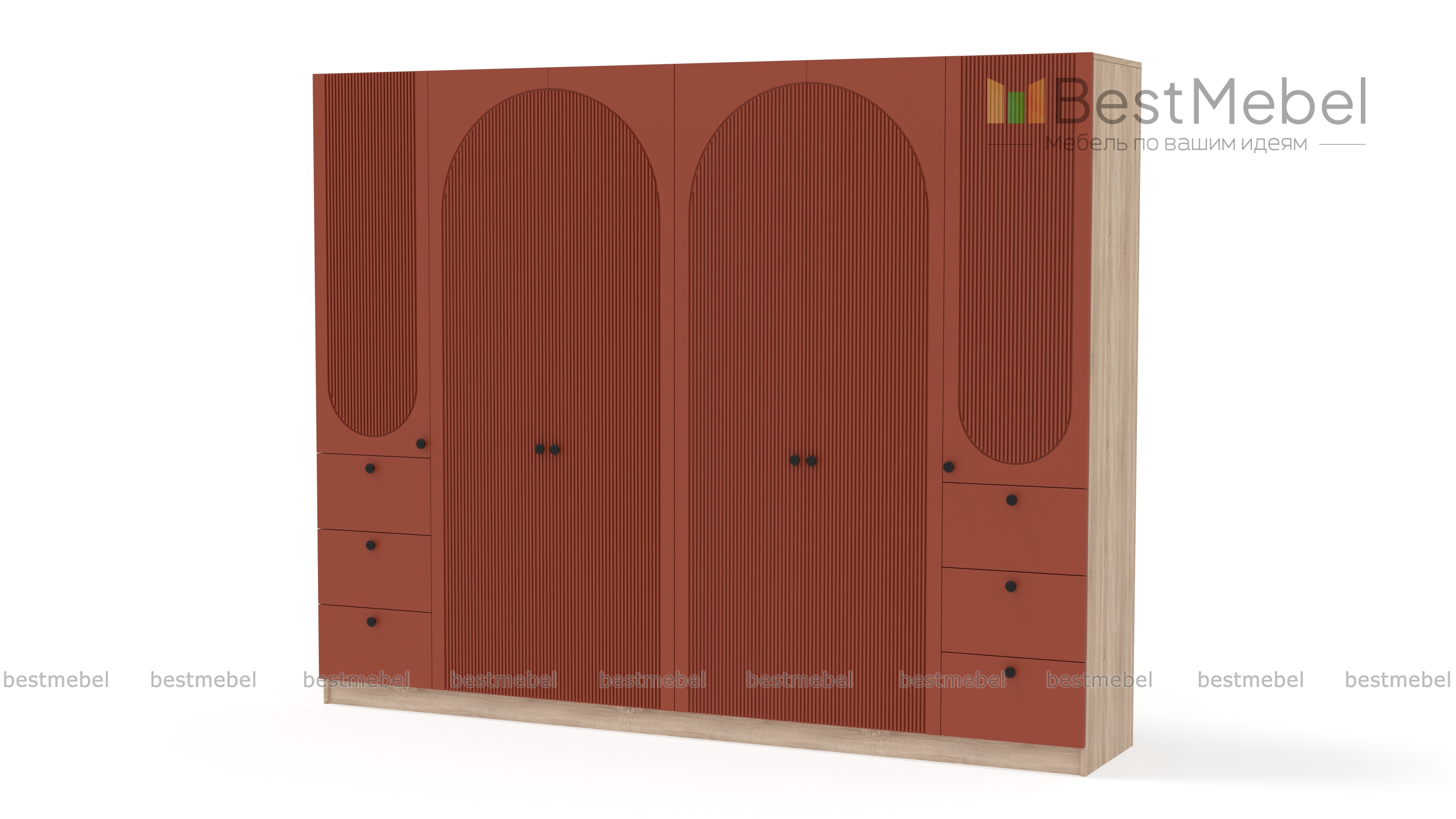 Шкаф распашной Вивьен 19 BMS