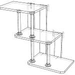 Полка навесная ПН-2 BMS